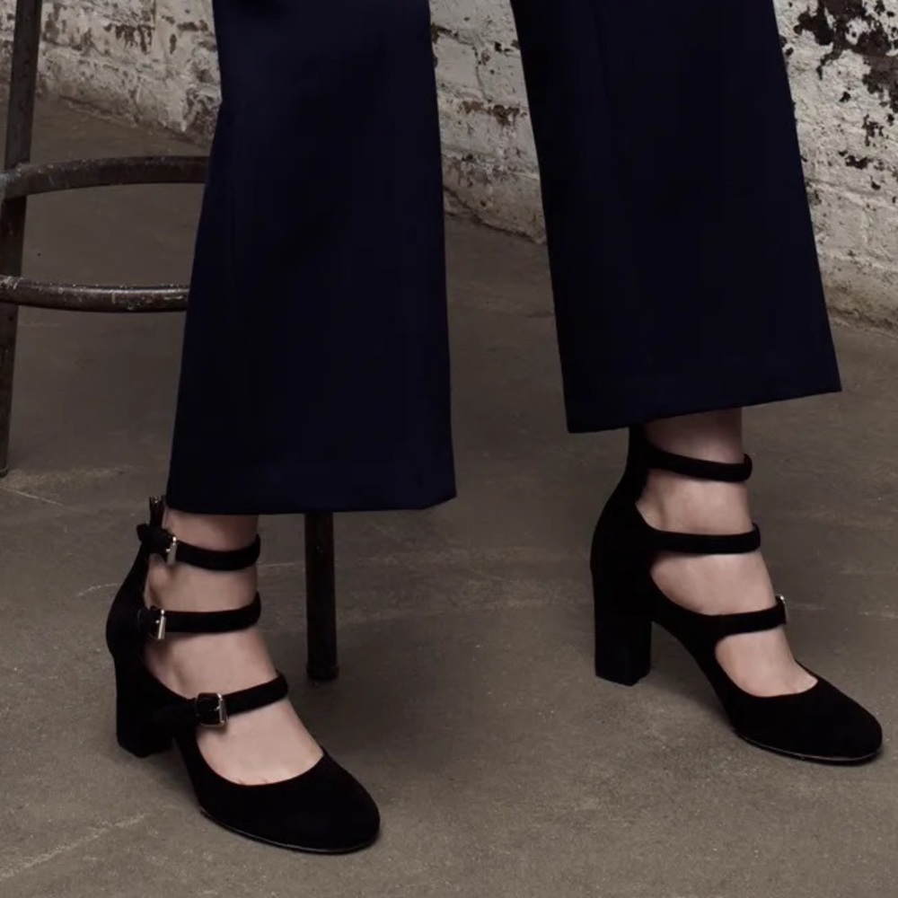 Indigo rd. strappy buckle heels - Picture 1 of 8